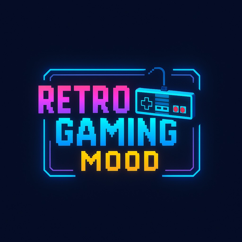 Logo RetroGaming Mood, boutique française spécialisée dans le rétrogaming et la restauration de consoles